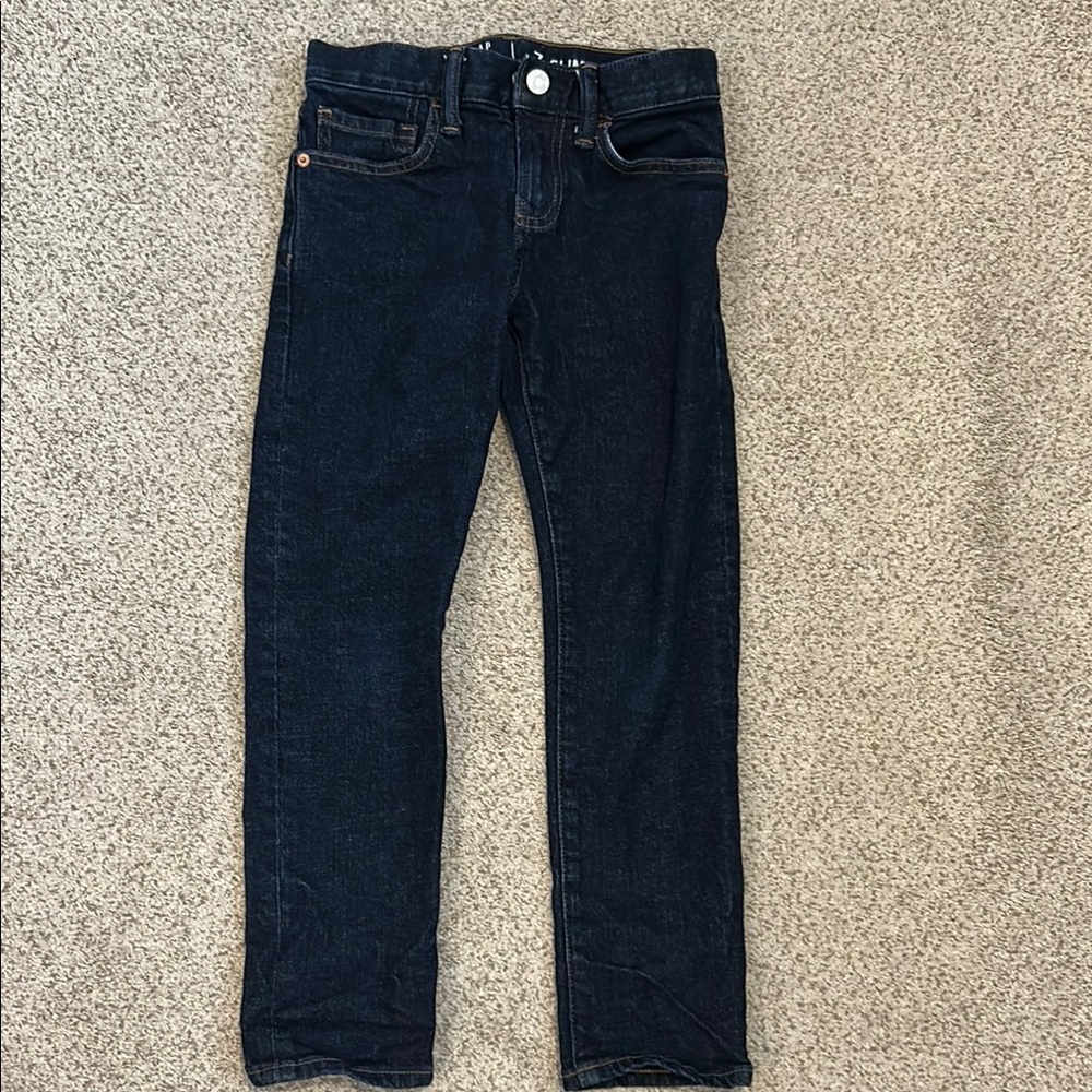 GAP Kids Slim Dark Wash Jeans, 7